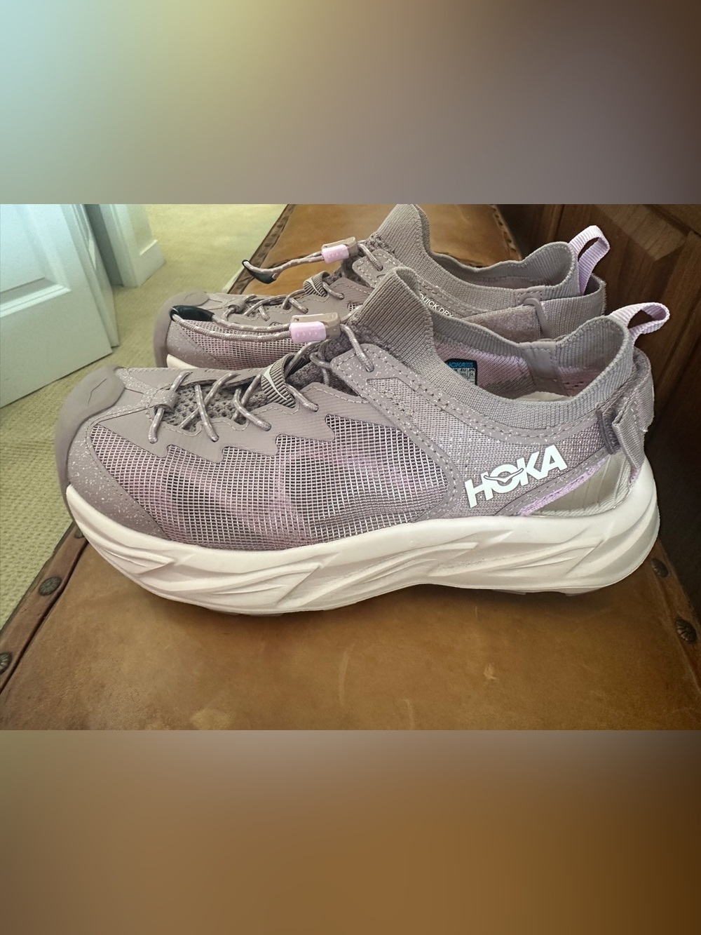 Hoka Women's Lavender Athletic Running Shoes NEW
